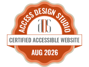 Access Design Studio Certified Accessible Website August 2026 Badge