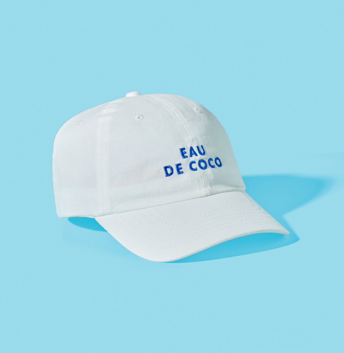 A Vita Coco Eau De Coco baseball cap.