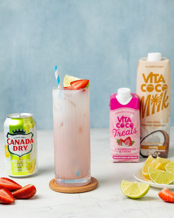 Strawberry Cream Dirty Soda