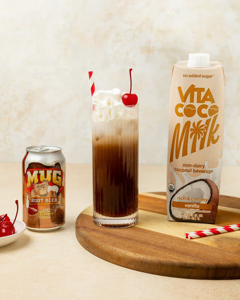 Root Beer Coconut Float