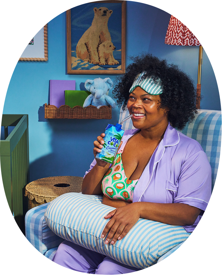 Athlete with Vita Coco bottle