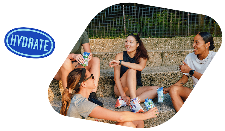 Athlete with Vita Coco bottle