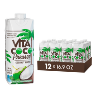 Pressed is a refreshing coconut water made from pure coconut water and body-boosting coconut puree. This preservative-free beverage comes in convenient 12 fl oz bottles to quench your thirst.