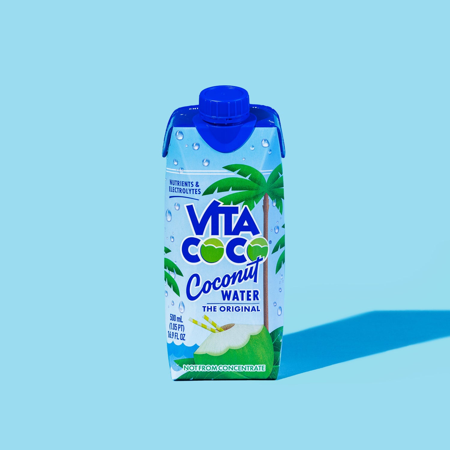 Vita Coco 100% Pure Coconut Water, 16.9 Fl Oz Boxes (Pack of 12)