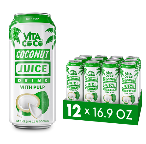 Enjoy the refreshing and sweet flavor of Vita Coco coconut juice with this convenient 12 pack.